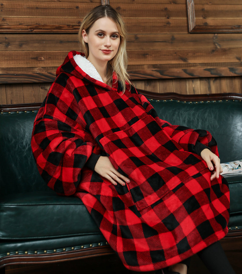 [Compre 1 Leve 2] Roupão de Dormir com Estampa de Inverno Oversized: Aconchego e Estilo