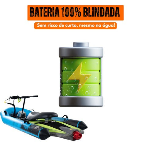 AquaJet - Barco Inflável Com Motor Elétrico