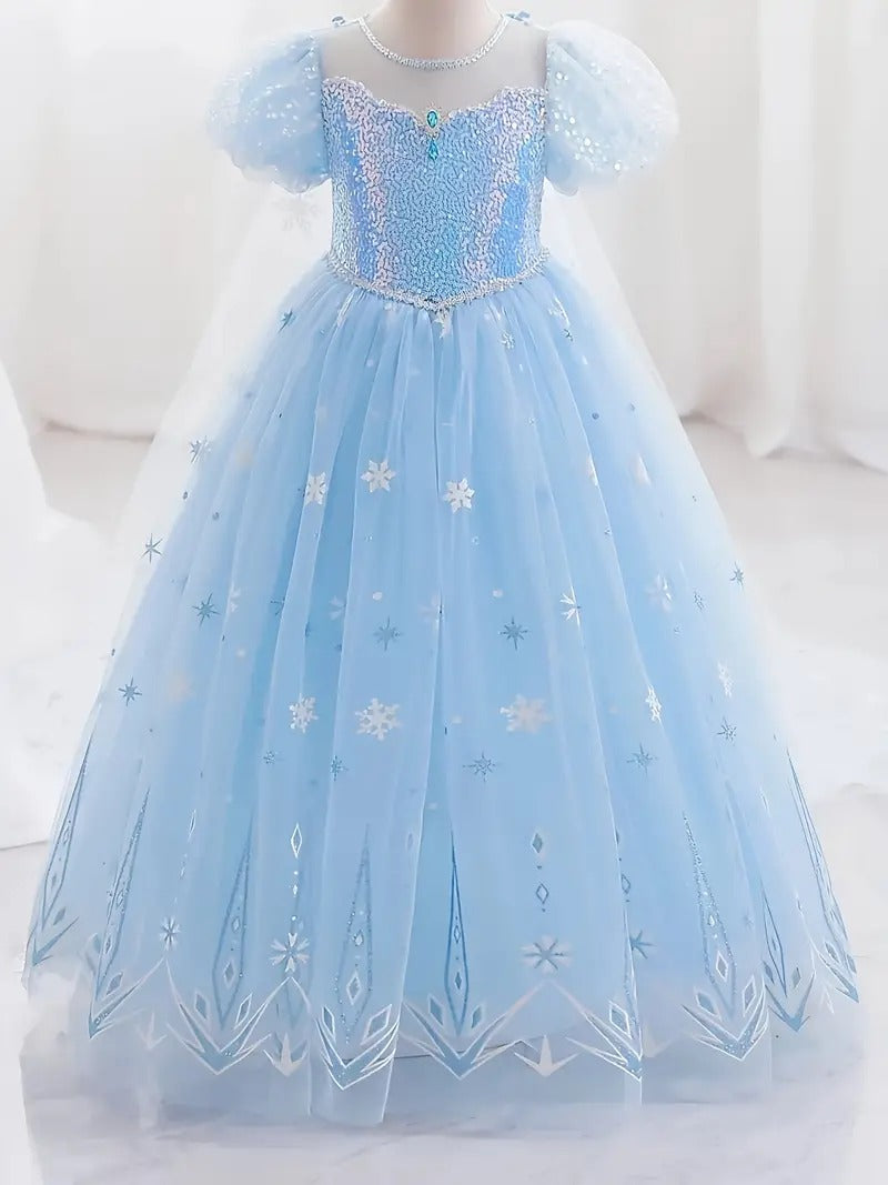 Vestido com LED para crianças - Transforme sua filha em uma verdadeira princesa!