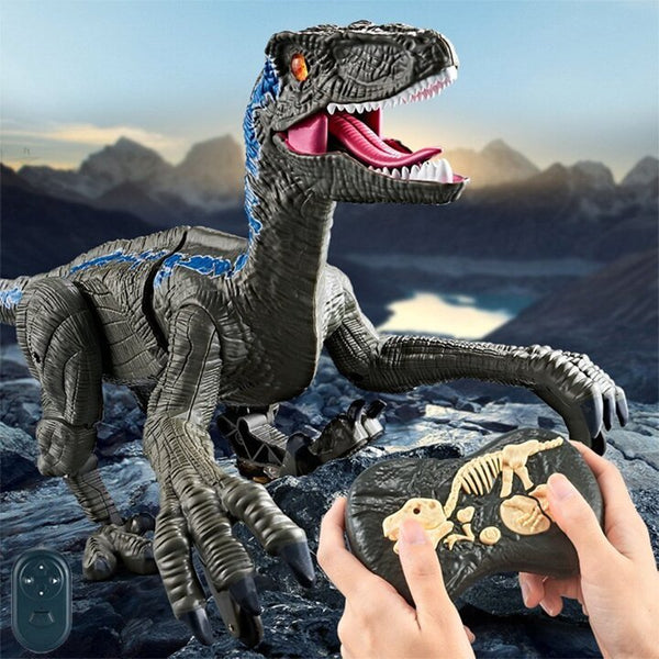 🔥Hot Bee Remote Control Dinosaur Toys, Walking Robot Dinosaur w/ Roaring Sounds