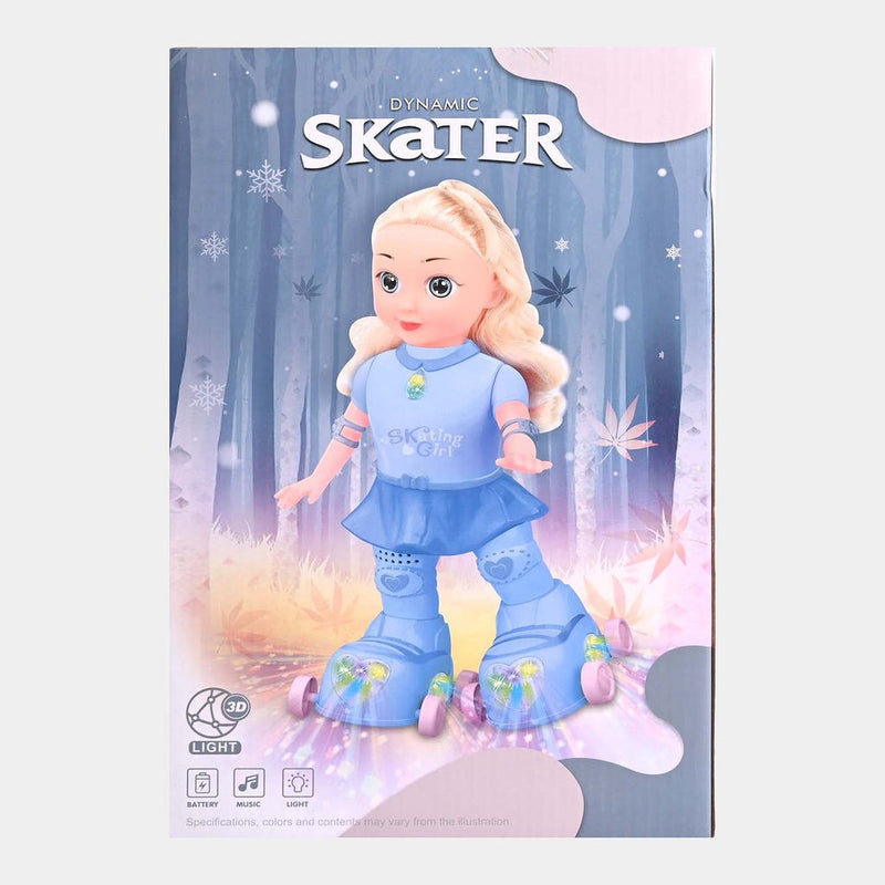 PROMOÇÃO ESPECIAL: Boneca Patinadora com LEDs e música – 2 pelo preço de 1