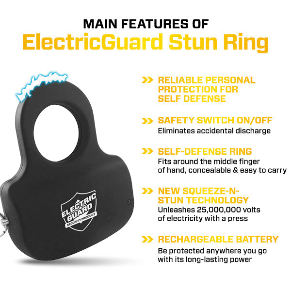 ElectricGuard High Power 25,000,000 Stun Ring