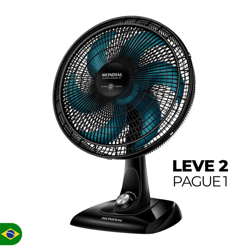 [COMPRE 1 E LEVE 2] - Ventilador Turbo 3 Velocidades VSP40AP