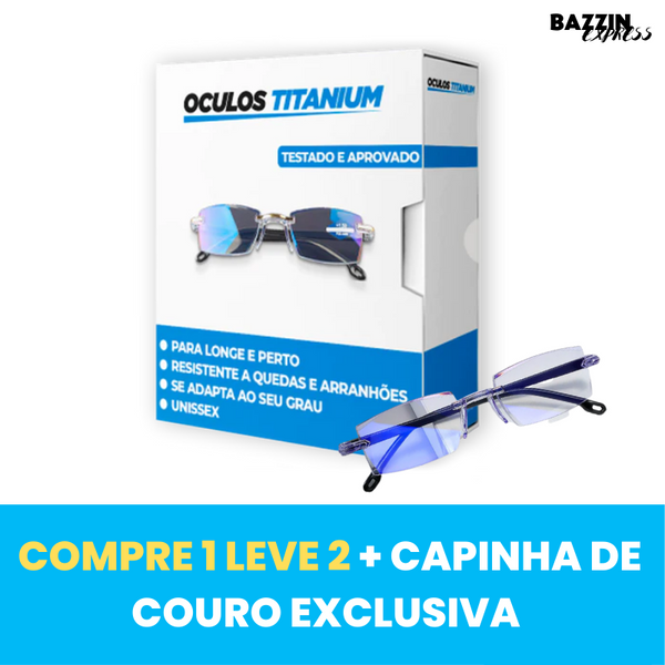 Compre 1 Leve 2 - Óculos Vision Pro Multifocal Anti Reflexo + Capinha