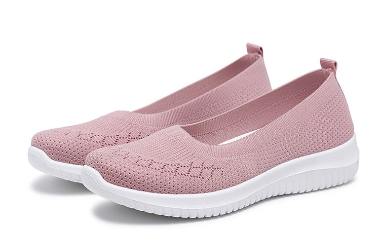 Tênis Sapatilha Feminina Ortopédica Antiderrapante - Slip On