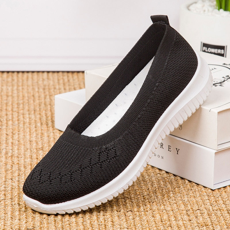 Tênis Sapatilha Feminina Ortopédica Antiderrapante - Slip On